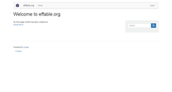 Desktop Screenshot of effable.org